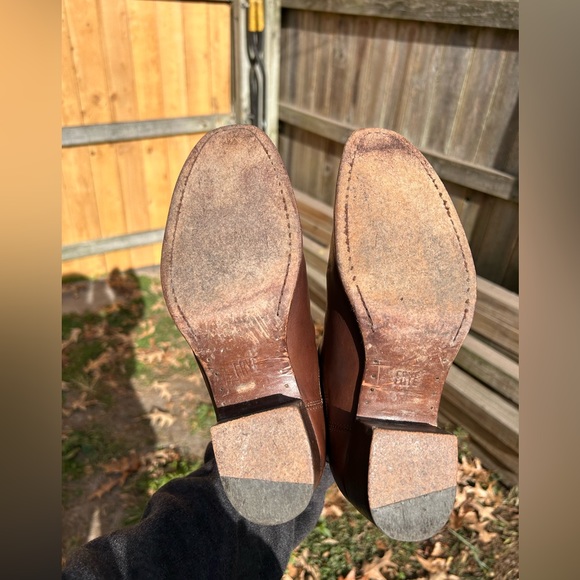 Frye brown Leather Chelsea Ankle Boots black 7.5 fall winter - Picture 15 of 16